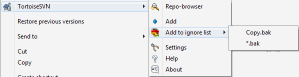 ContextMenuFileIgnore