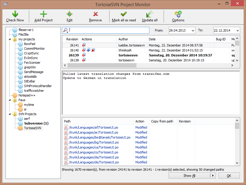 svn client configuration