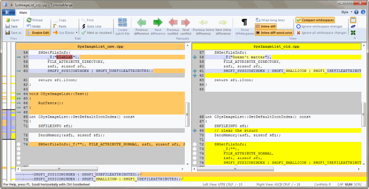 using diffmerge with tortoisesvn